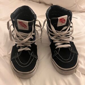 Vans Blue and White SK8-Hi Sneakers